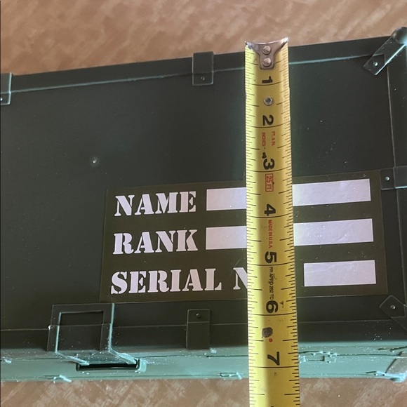 GI JOE Green and Black Toy from 1993 “guys” Storage Box w/ insert tray - Picture 13 of 15